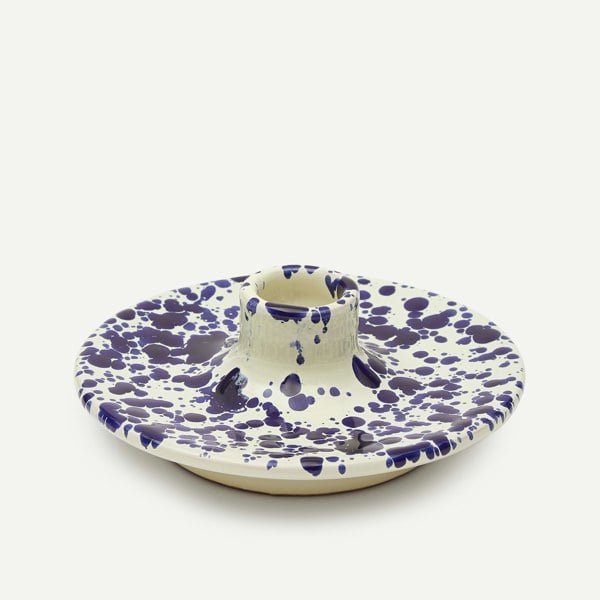 Hot Pottery Candle Holder Blueberry