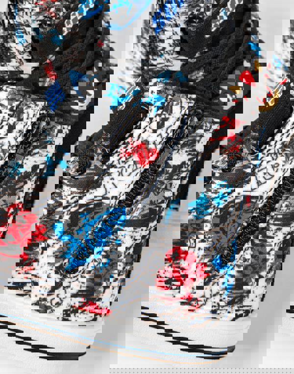 Sonic the Hedgehog Boys Multicoloured Grafitti Laced Trainers