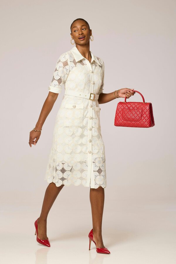 Lioness by TF Ivory Lace Dress