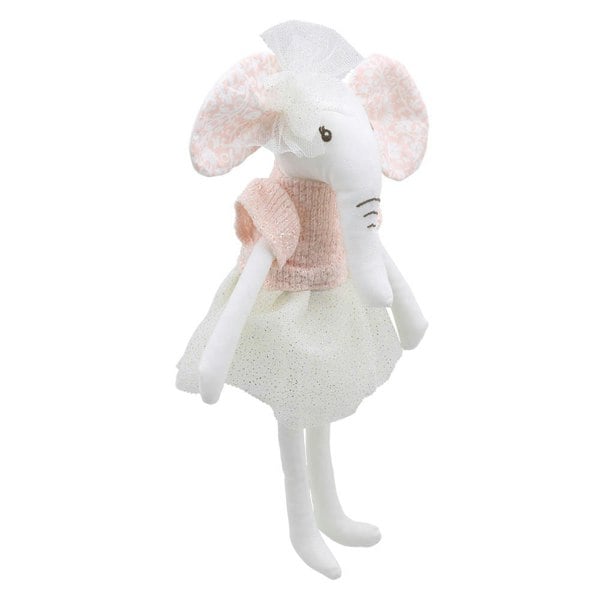 Wilberry Elephant (Pale Pink) - Wilberry Linen Soft Toy