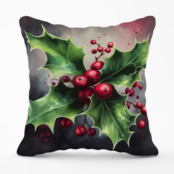 Warren Reed Splashart Holly Cushions