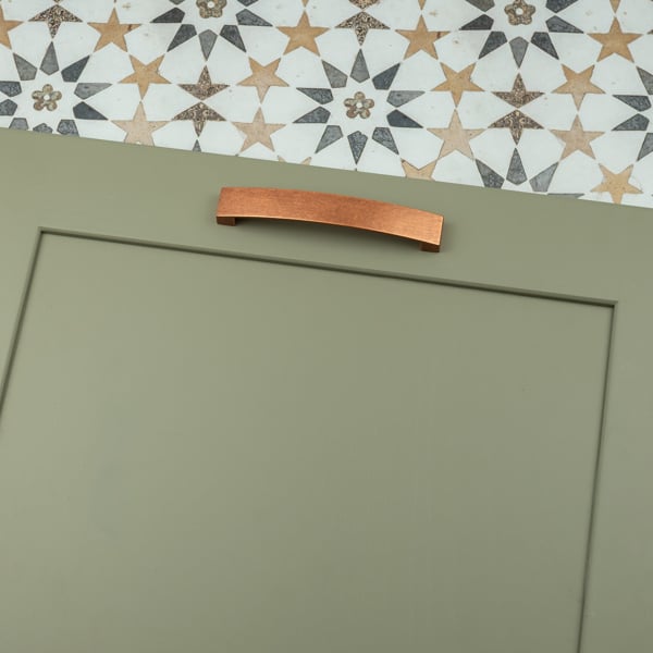 Handle & Home Antique Copper Bow Handles