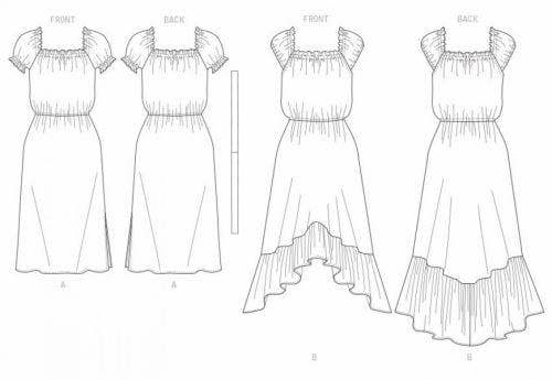 Butterick Sewing Pattern 6757, Dresses for Women, B5 (8-10-12-14-16) - Easy