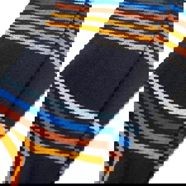 Jemsox Multi Stripe Mens Socks – Organic Cotton Comfort Top