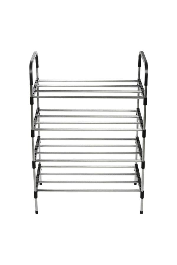 Living and Home 4 Tiers Shoe Rack Organizer Stackable Space Saving Shoe Shelf