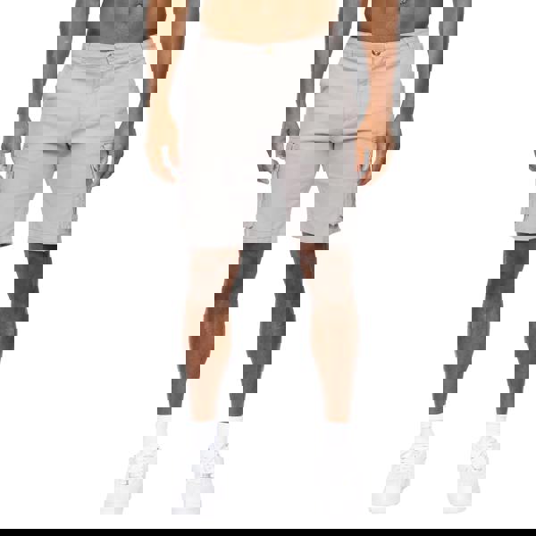 Crosshatch Mens Frentons Cargo Shorts - Grey