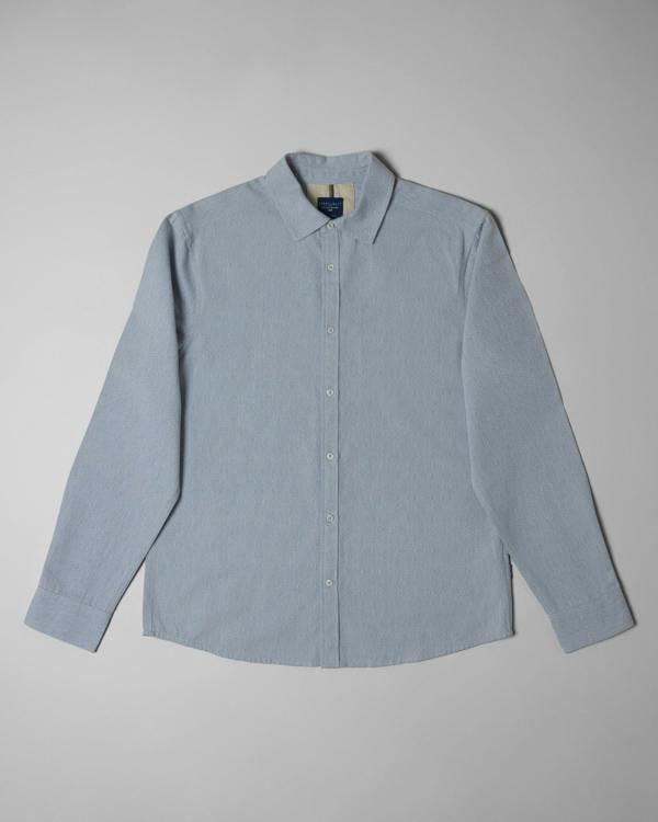 Steel & Jelly Allgreave - Abstract Jacquard Long Sleeve Shirt
