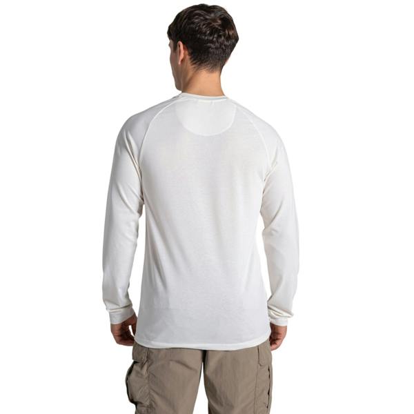 Craghoppers Mens Nour Nosilife Long-Sleeved T-Shirt - Sail White - 