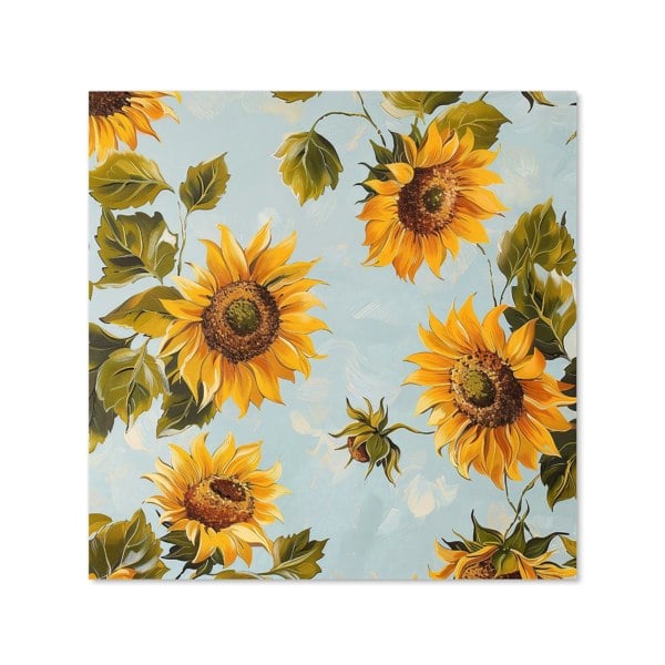 Warren Reed - Designer Summer Sunflowers Kitchen Splashback