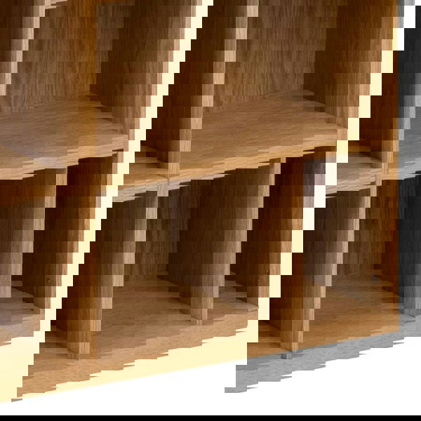 Furniture To Go Rangoon 3 Door Large Bookcase in Oak