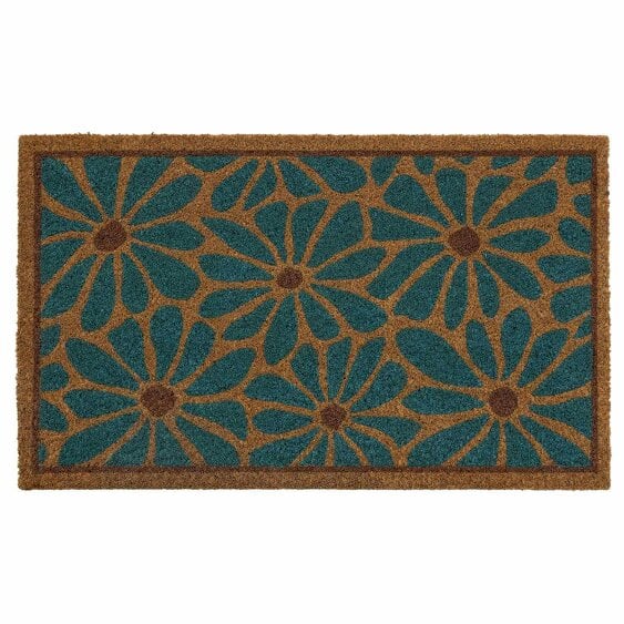 The Rugs Outdoor Printed Boho Floral Coir Mat
