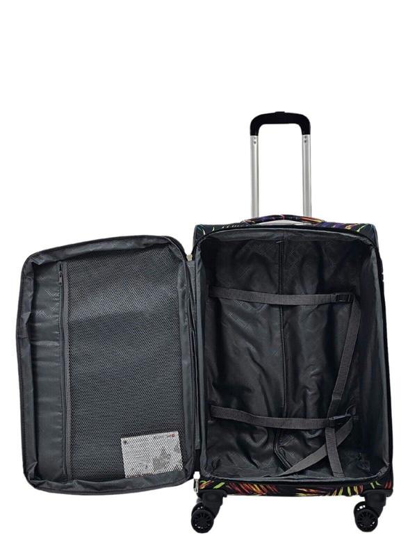 Eagle Luggage Lightweight Print Suitcases 8 Wheel Luggage Travel Soft Bags Set