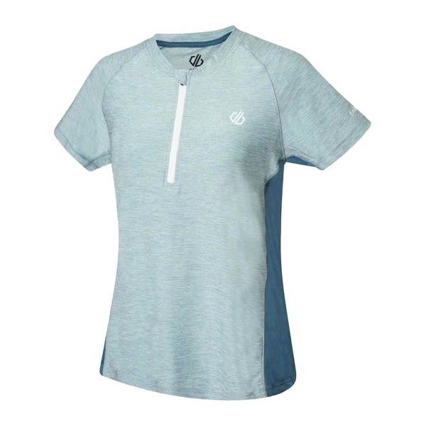 Dare 2B Womens/Ladies Outdare II Jersey - Cameo Green/Dragonfly Green Heather - 