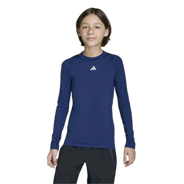 Adidas Childrens/Kids Techfit Aeroready Long-Sleeved Top - Navy Blue - 
