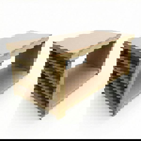 Arbor Garden Solutions Wooden Workbench MDF Top with Extra shelving Depth-4ft