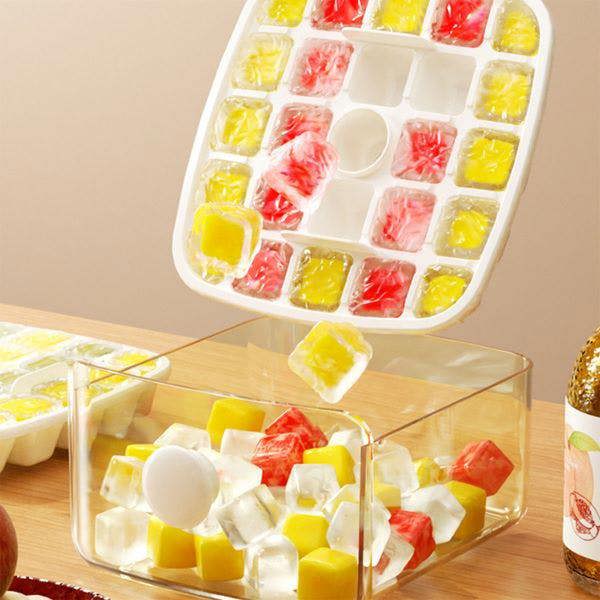Leaper Large capacity ice cube tray with one touch release