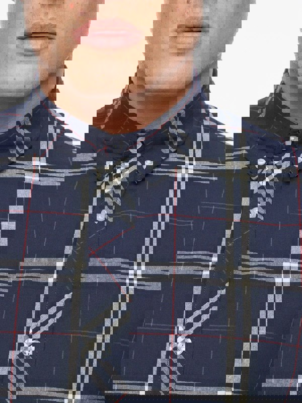 Bewley & Ritch Buford Shirt Navy Check
