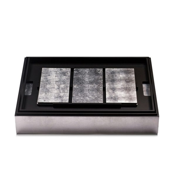 Grand Matbox Silver Leaf Silver - Posh Trading Company  - Interior furnishings london