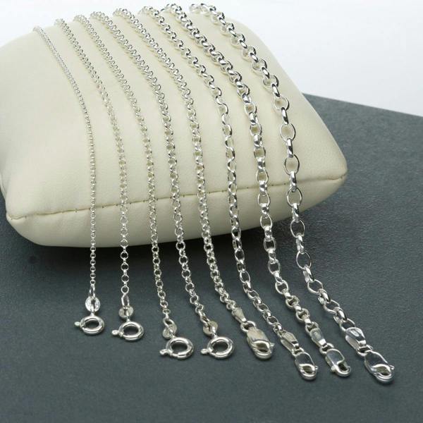 Sterling Silver Belcher Chain - Love Silver Jewellery