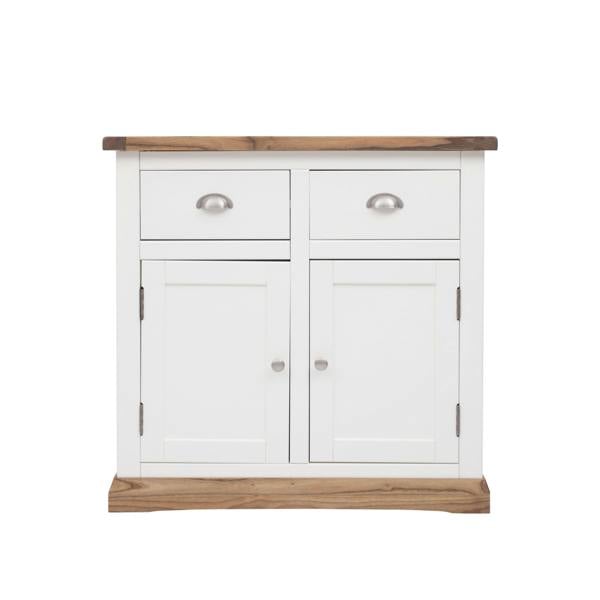 Tropea Off White 2 Drawer 2 Door Sideboard Chrome Cup Handle