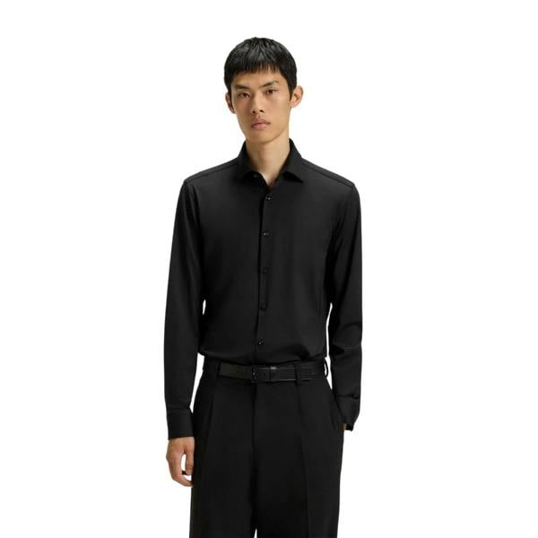 Hugo Mens Kenno Slim Shirt - Black - 