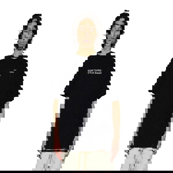 Off-White Spiral Opposite Over Short Sleeve Tee Black XXS