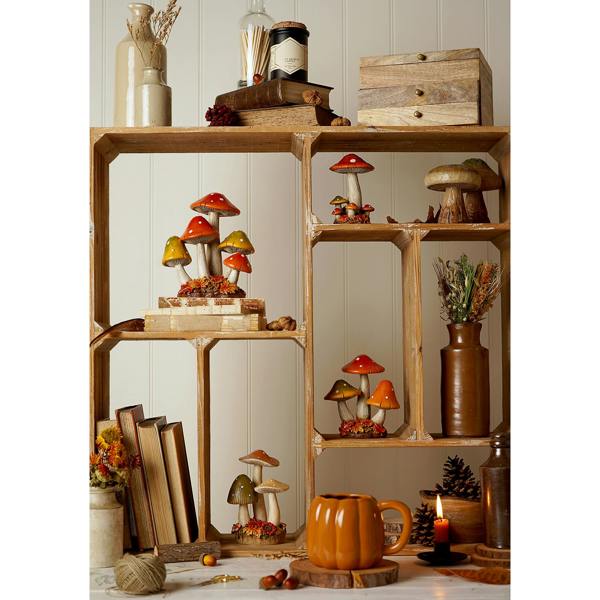 Country Living Mushroom Ornament - Small