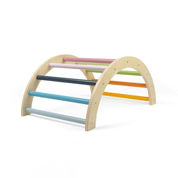 Bigjigs Toys Wooden Arched Climbing Frame Toy For Toddlers & Kids