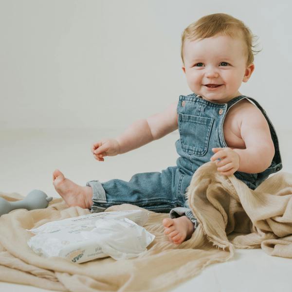 Kinder by Nature Plant-Based Baby Wipes - 56 wipes x 12 packs