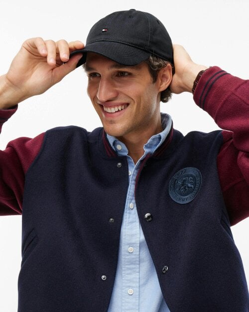 Tommy Hilfiger TH Flag '85 Soft Mens 6 Panel Cap - Space Blue