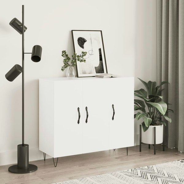 Berkfield Sideboard White 90x34x80 cm Engineered Wood