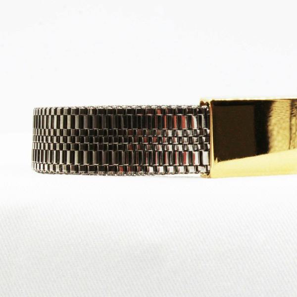 Alessandra Rich chainmail metal belt in a silver tone