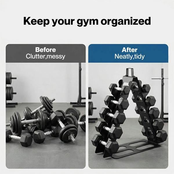 Centra Dumbbell Rack Stand Steel A-Frame Home Gym Weight Storage Holder 180LB