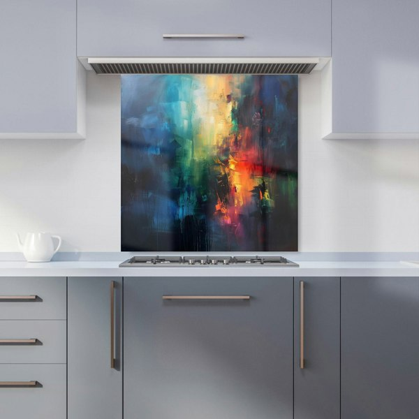 Warren Reed - Designer Colourful Chaos: Urban Dreamscape Kitchen Splashback