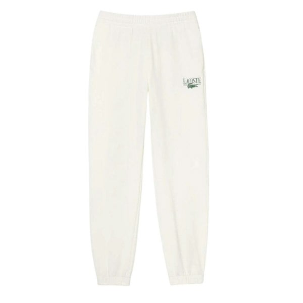Lacoste Womens/Ladies Straight Leg Jogging Bottoms - Cream