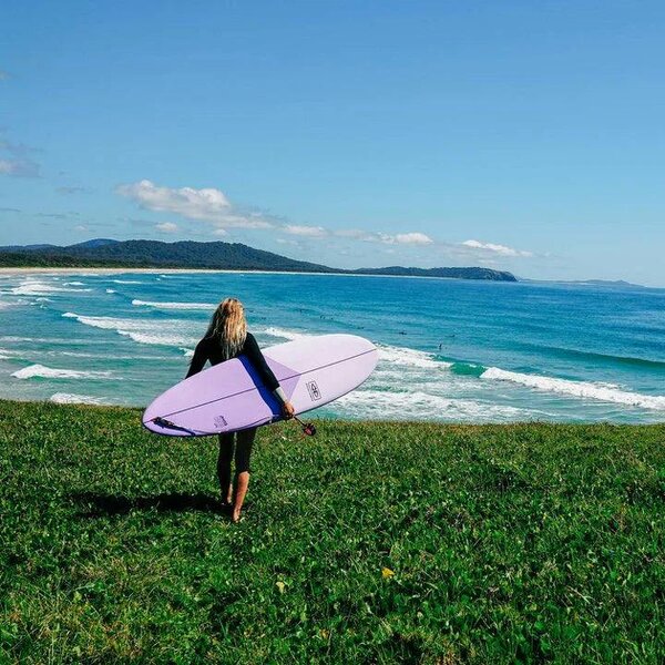 Ocean & Earth Happy Hour Epoxy Softboard Surfboard 7'0" Violet