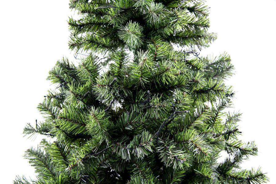 4ft to 12ft Pre-Lit Green Alaskan Pine Artificial Christmas Trees with LEDs and Metal Stand image 6