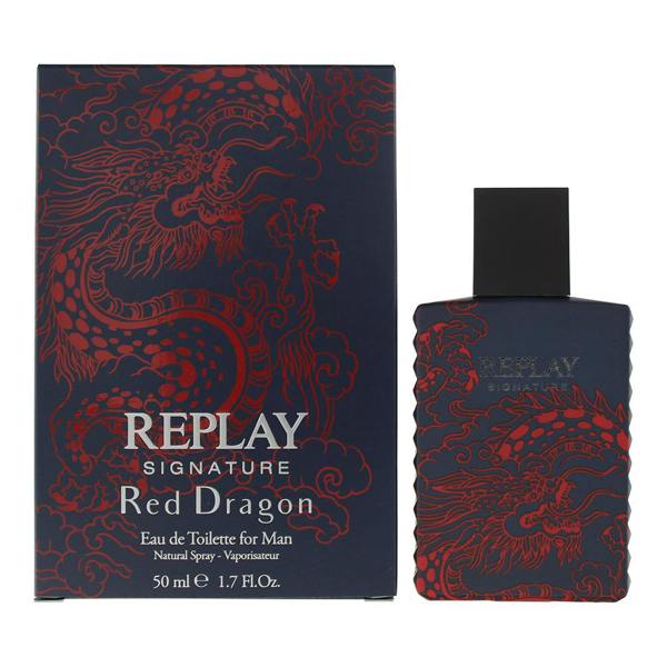 Replay Signature Red Dragon For Man Eau De Toilette 50ml Fragrance