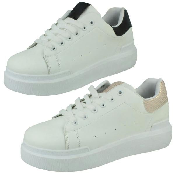 Spot On Ladies Spot On Wide Fit Trainers F7203