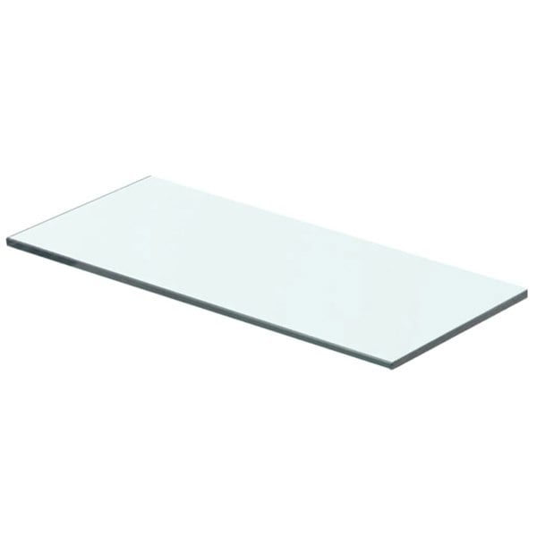 Berkfield Shelf Panel Glass Clear 40x12 cm
