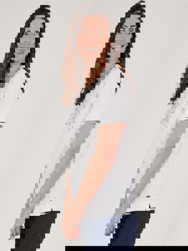 TIGI-Wear Embroidery Placement Top