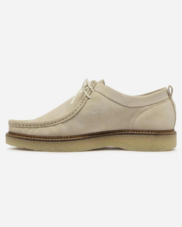 Oliver Sweeney Marana Calf Suede Mens Moccasin Shoes - Sand | CHO | Designer Mens Shoes