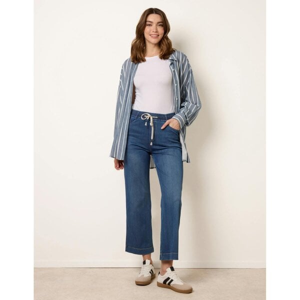 Blue Vanilla Elasticated Waist Jeans