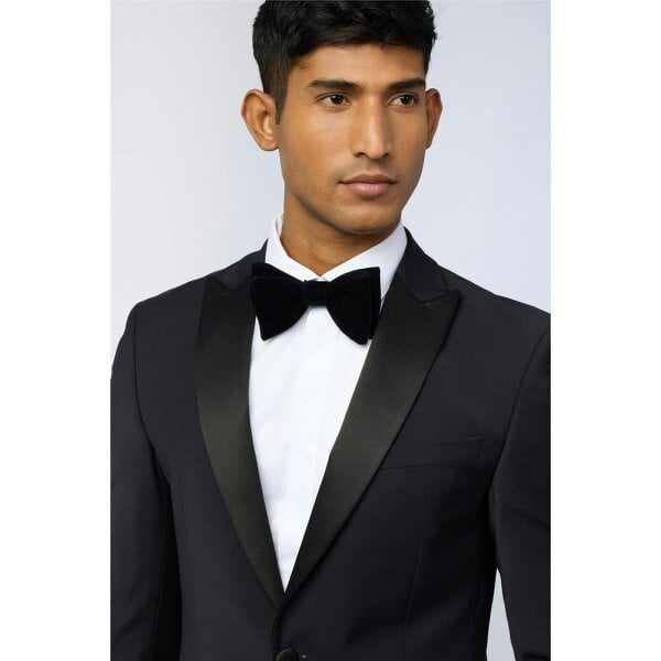 Ted Baker Slim Fit Performance Super Black Tuxedo Jacket