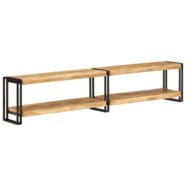 Berkfield TV Cabinet 200x30x40 cm Solid Wood Mango