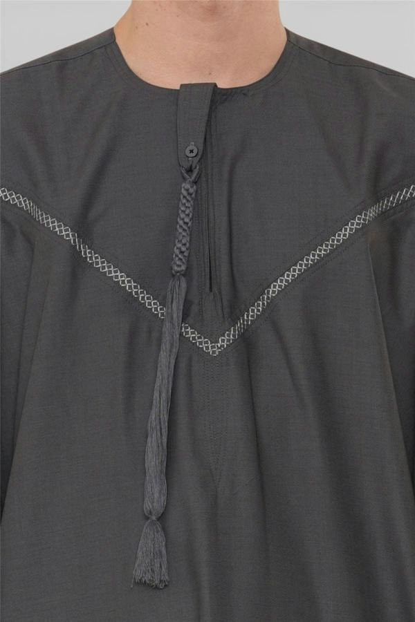 Infinity Leather Men's Eid Moroccan Thobe Robe Djellaba Ramadan Eid Jubba- HM10