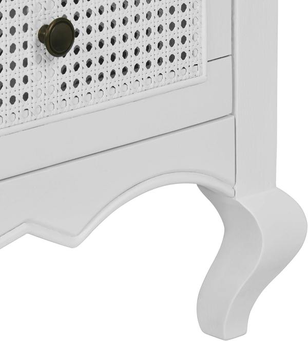 Statement Furniture Louis Chest of Drawers with Rattan Cane Drawers