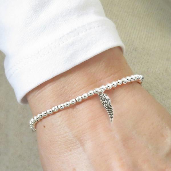Aye Do Gifts Angel Wing Bracelet on Rainbow Thank You & Gift Card