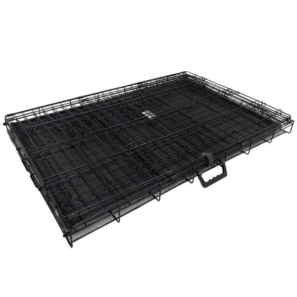 HugglePets Dog Cage with Plastic Tray