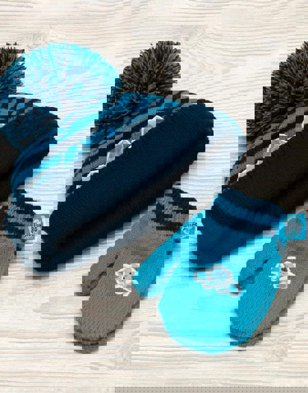 Blue's Clues & You! Unisex Kids Blue Beanie and Gloves Set (One Size)